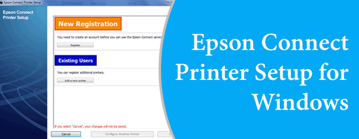 Epson Connect Printer Setup for Windows